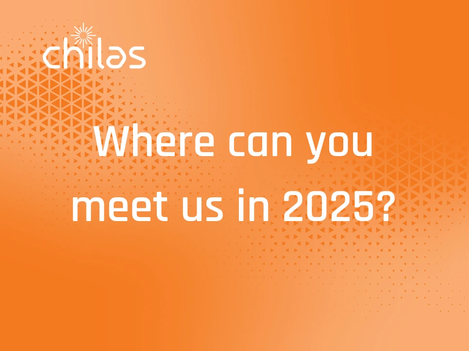 Picture showcasing the question: 'Where can you meet us in 2025?'
