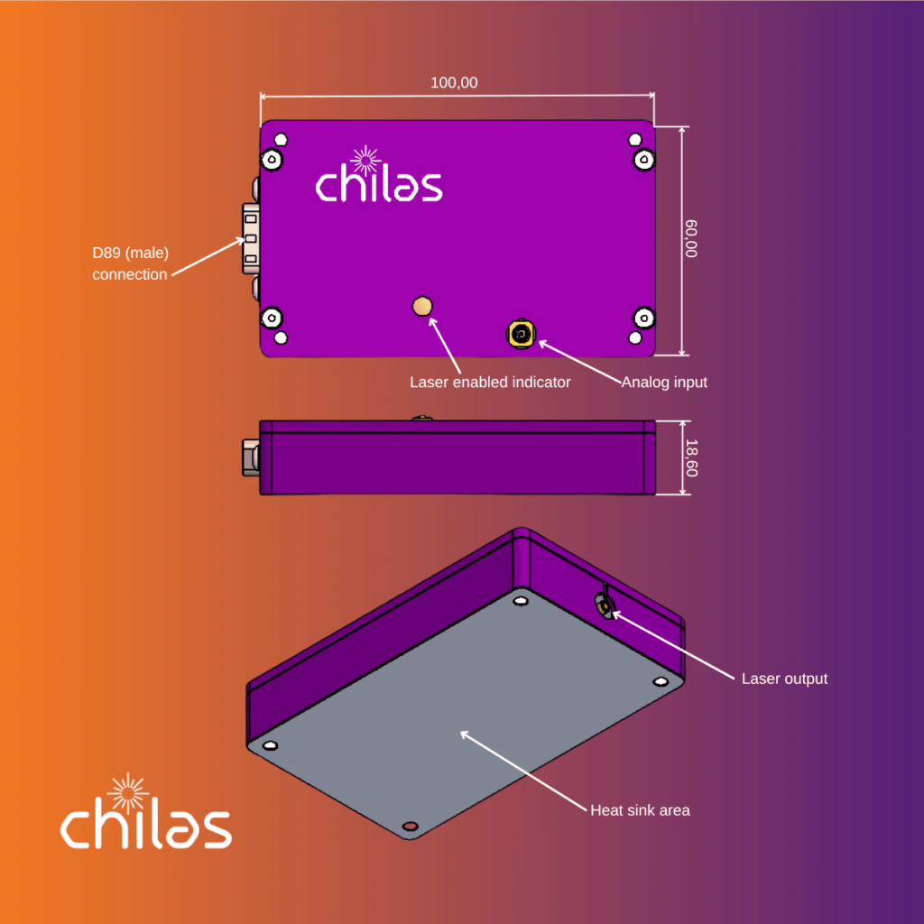 Chilas compact narrow-linewidth swept source laser for the C-Band 