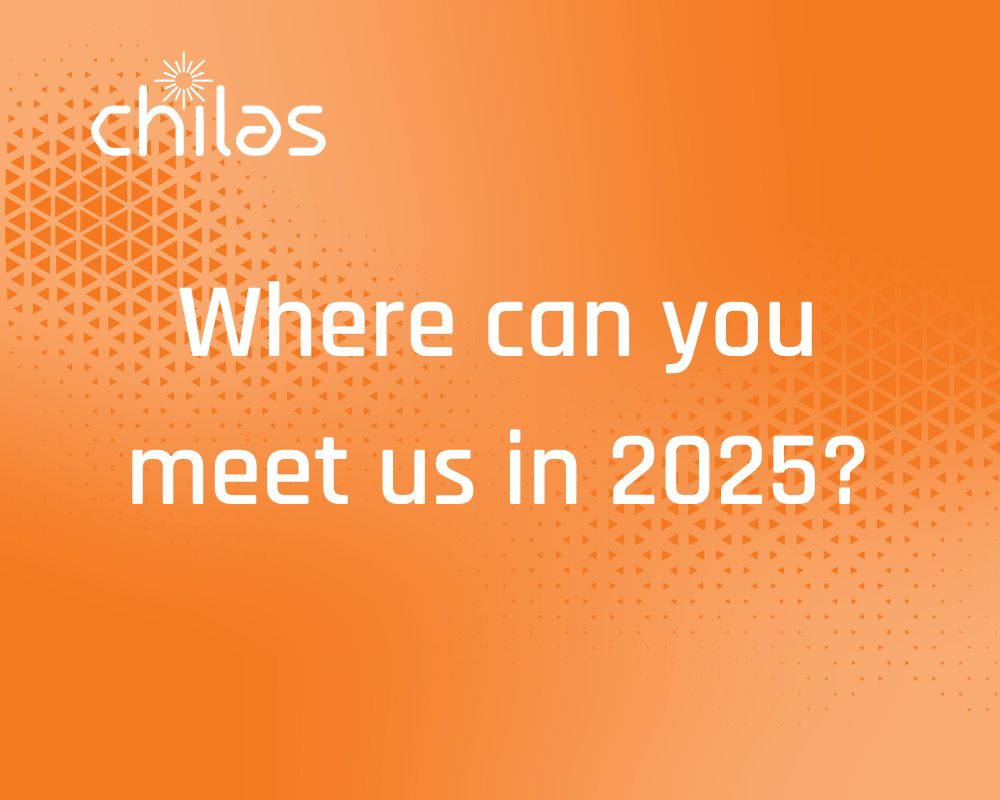 Picture showcasing the question: ' Where can you meet us in 2025?'