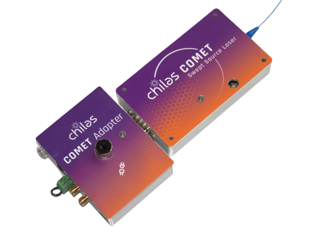 Chilas COMET - Swept Source Laser connected to Comet Adapter